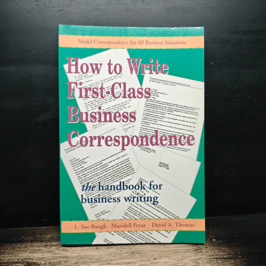 How to Write First-Class Business Correspondence รูปที่ 1