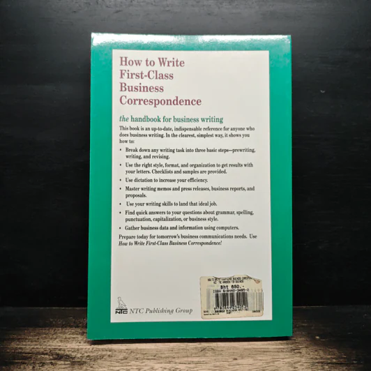 How to Write First-Class Business Correspondence รูปที่ 2