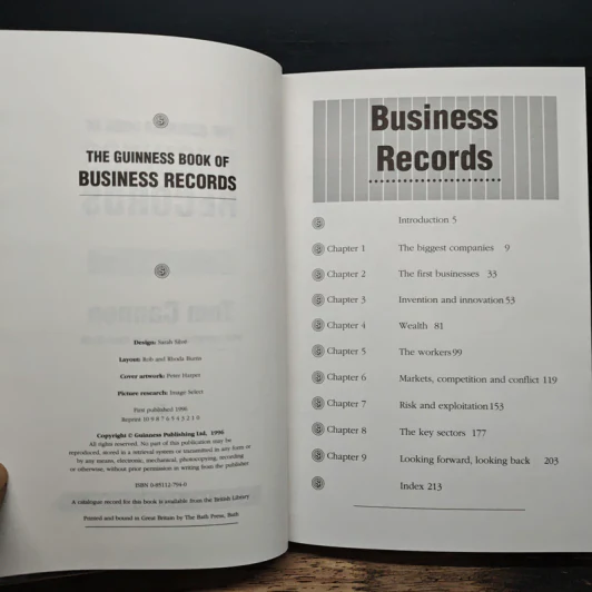 The Guinness Book of Business Records - Tom Cannon รูปที่ 6