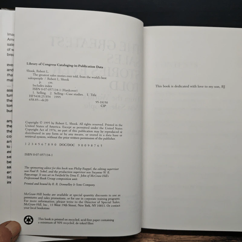 The Greatest Sales Stories Ever Told: From The World's Best Salespeople - Robert L. Shook รูปที่ 6
