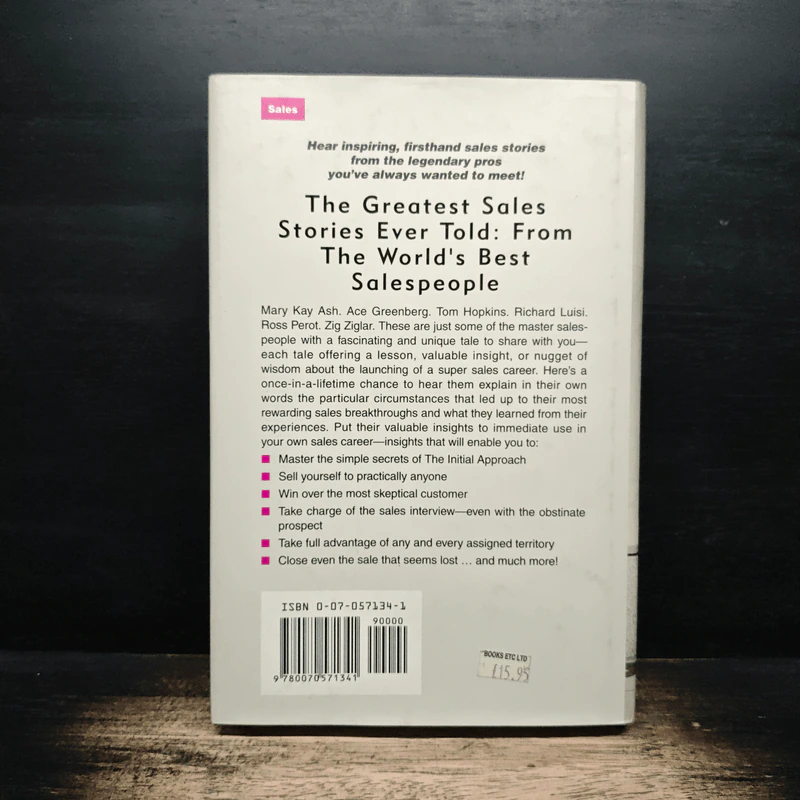 The Greatest Sales Stories Ever Told: From The World's Best Salespeople - Robert L. Shook รูปที่ 2