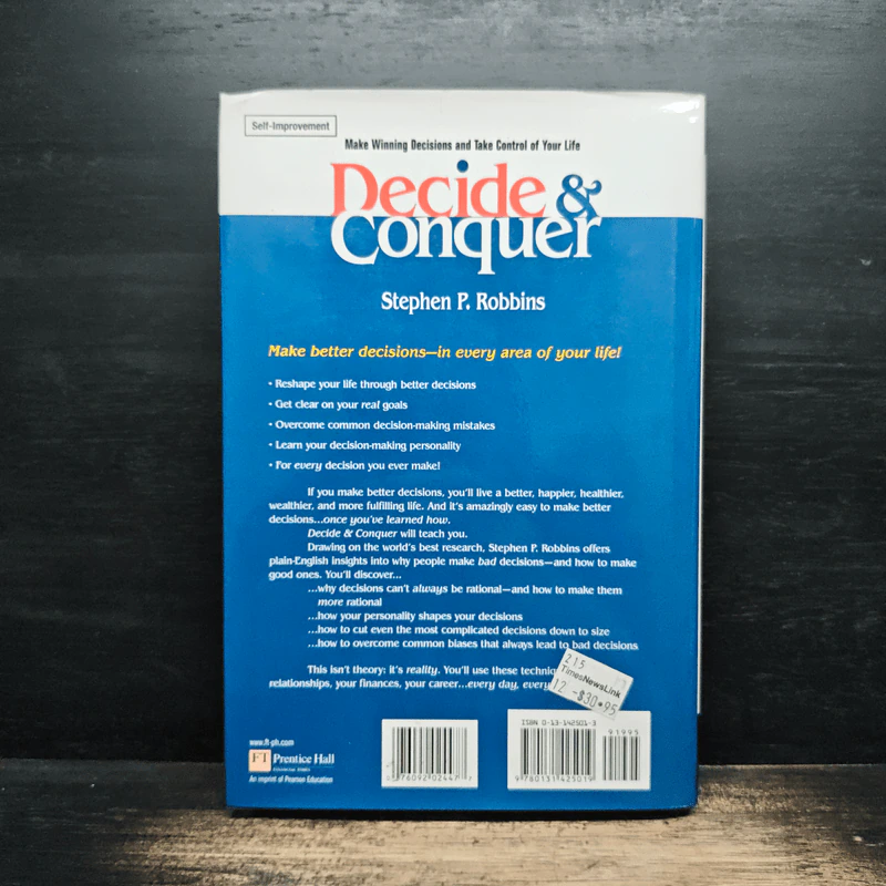 Decide & Conquer - Stephen P. Robbins รูปที่ 2