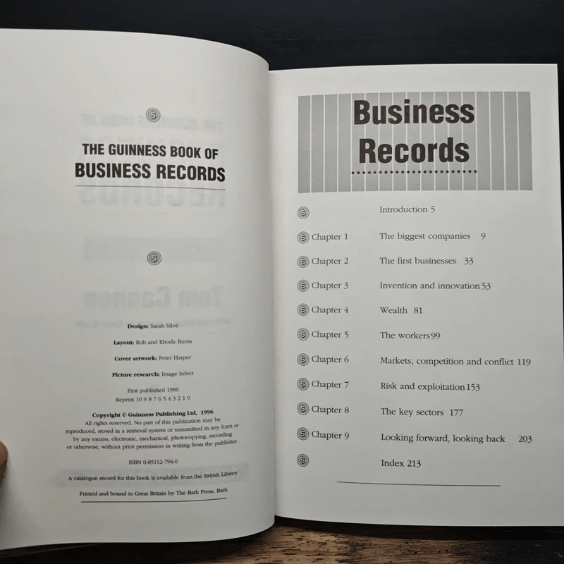 The Guinness Book of Business Records - Tom Cannon รูปที่ 6