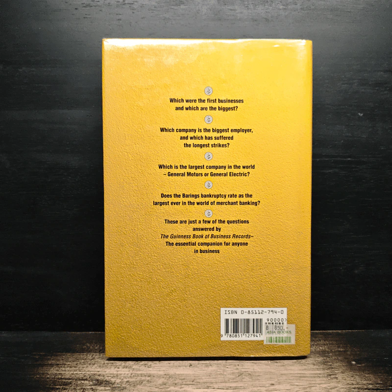 The Guinness Book of Business Records - Tom Cannon รูปที่ 2