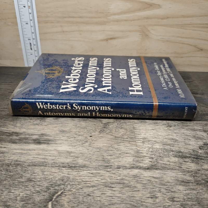 Webster's Synonyms Antonyms and Homonyms รูปที่ 2