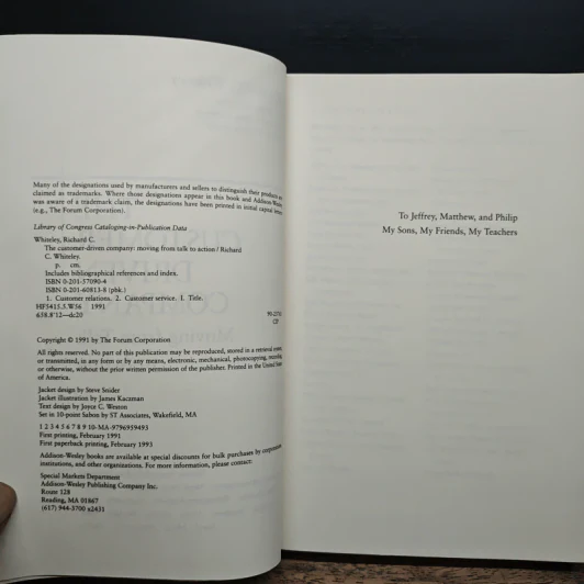 The Customer Driven Company - Richard C. Whiteley รูปที่ 6