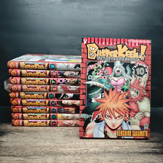 BUSTERKEEL ! อัศวินป่วนหมัดมังกร เล่ม 1-10 - เคนชิโร่ ซากาโมโตะ รูปที่ 1