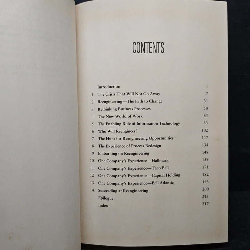 Reengineering The Corporation - Michael Hammer, James Champy รูปที่ 7