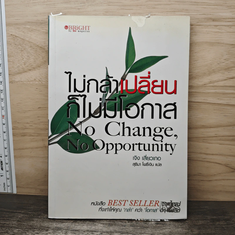 ไม่กล้าเปลี่ยน ก็ไม่มีโอกาส No Change, No Opportunity - เจิง เสี่ยวเกอ รูปที่ 1