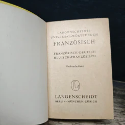 Langenscheidts Universal-Worterbuch (Französisch-Deutsch/Deutsch-Französisch) รูปที่ 6