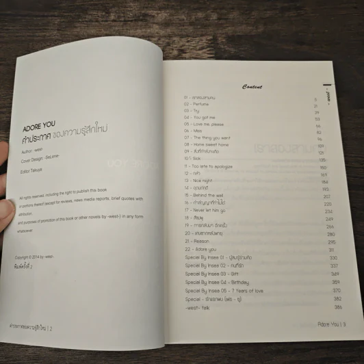 Adore you คำประกาศของความรู้สึกใหม่ - west รูปที่ 6