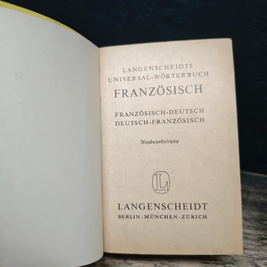 Langenscheidts Universal-Worterbuch (Französisch-Deutsch/Deutsch-Französisch) รูปที่ 6
