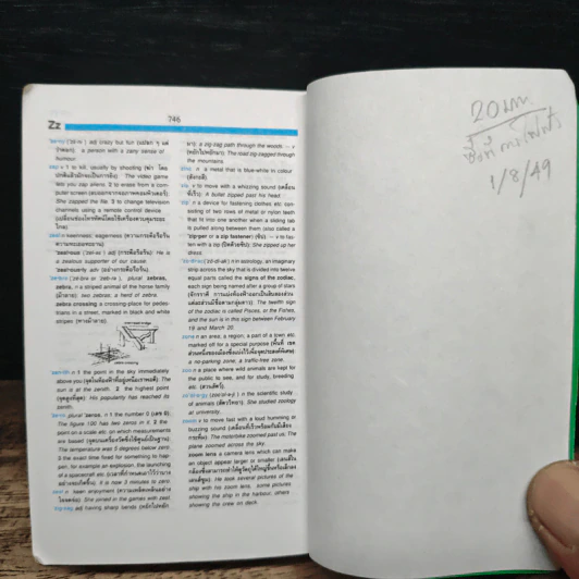 Learners' Dictionary English-Thai พจนานุกรมอังกฤษ-ไทย รูปที่ 8