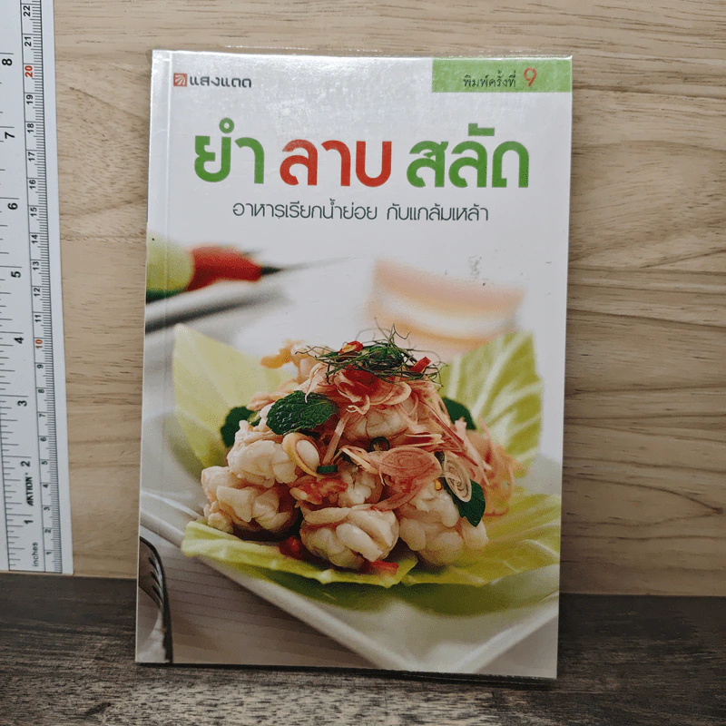 ยำ ลาบ สลัด อาหารเรียกน้ำย่อย กับแกล้มเหล้า - สำนักพิมพ์แสงแดด รูปที่ 1