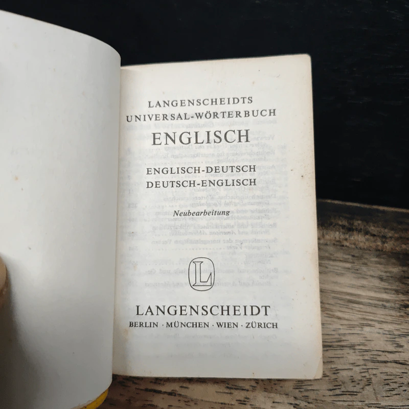 Langenscheidts Universal-Worterbuch Englisch (Englisch-Deutsch, Deutsch-Englisch) รูปที่ 6