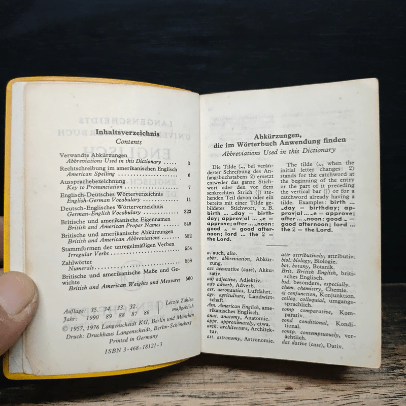 Langenscheidts Universal-Worterbuch Englisch (Englisch-Deutsch, Deutsch-Englisch) รูปที่ 7