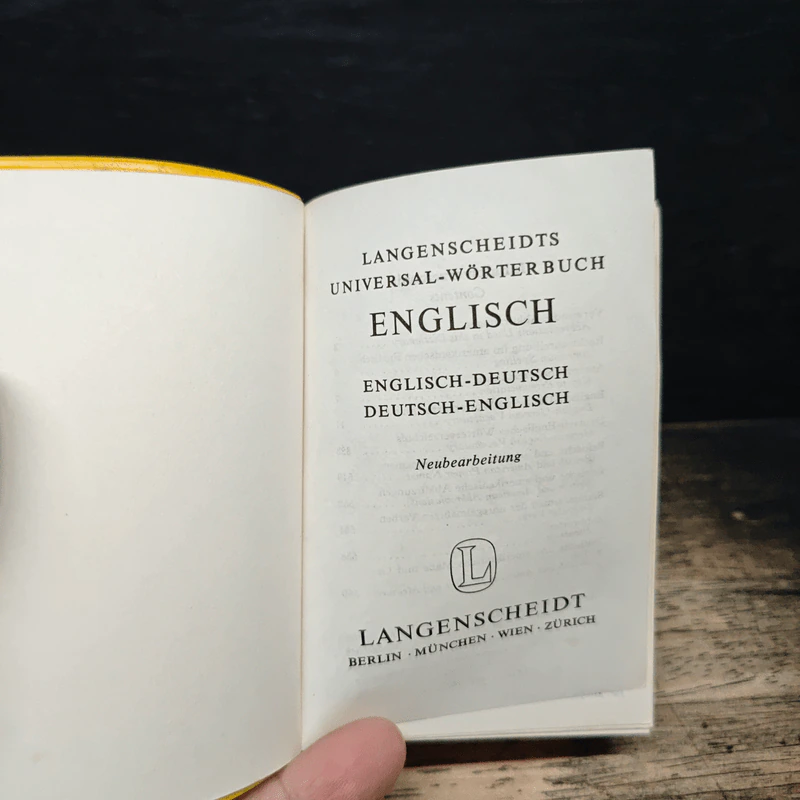 Langenscheidts Universal-Worterbuch Englisch (Englisch-Deutsch, Deutsch-Englisch) รูปที่ 6