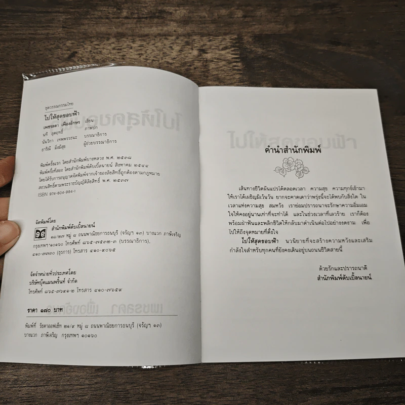 หนังสือ ไปให้สุดขอบฟ้า - เพชรลดา เฟื่องอักษร รูปที่ 6