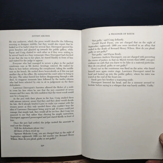 A Prisoner of Birth - Jeffrey Archer รูปที่ 9