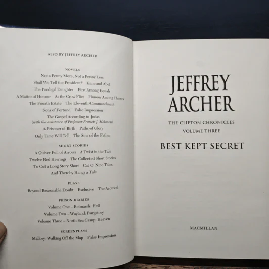 Best Kept Secret - Jeffrey Archer รูปที่ 6