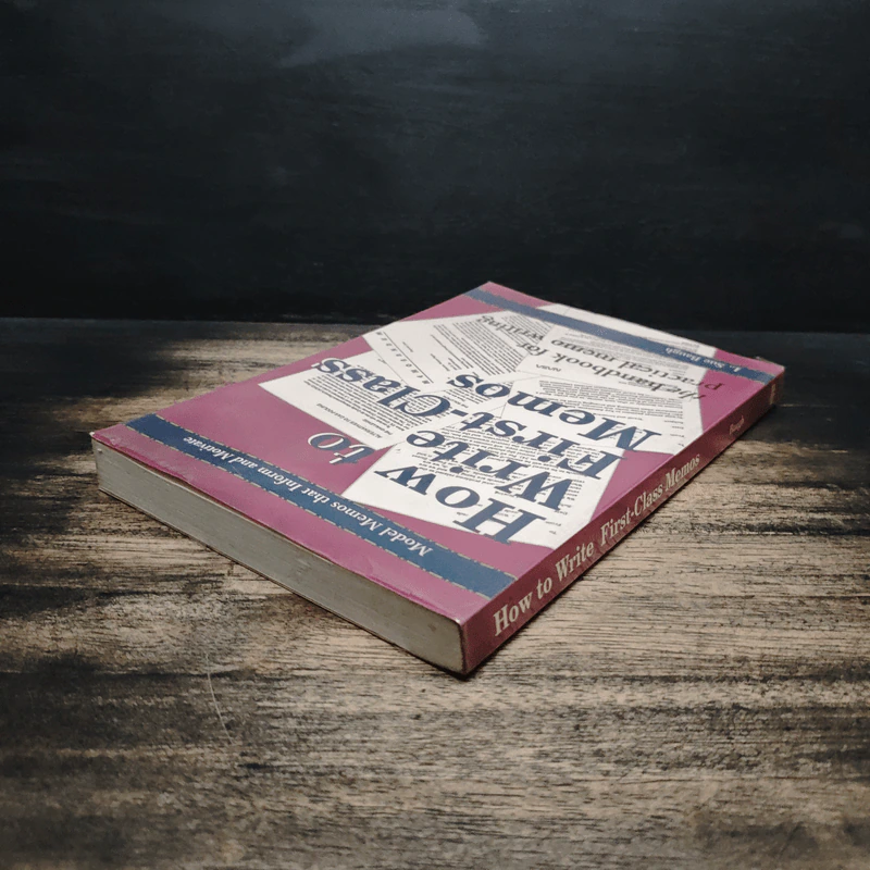 How to Write First-Class Memos - L.Sue Baugh รูปที่ 5