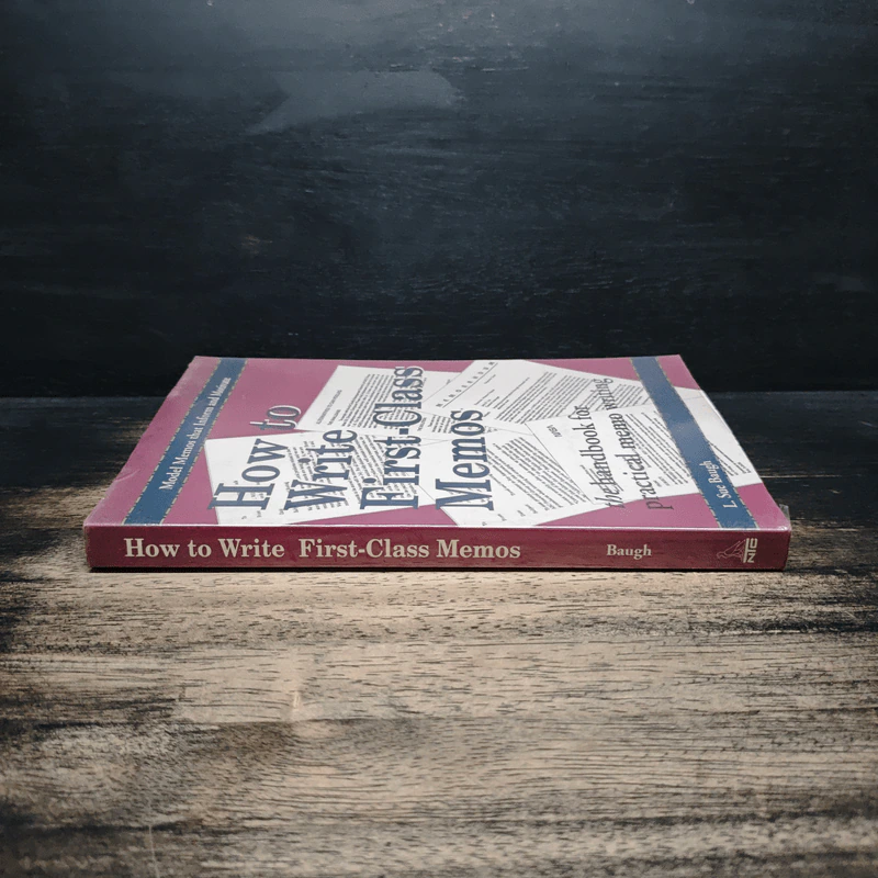 How to Write First-Class Memos - L.Sue Baugh รูปที่ 3