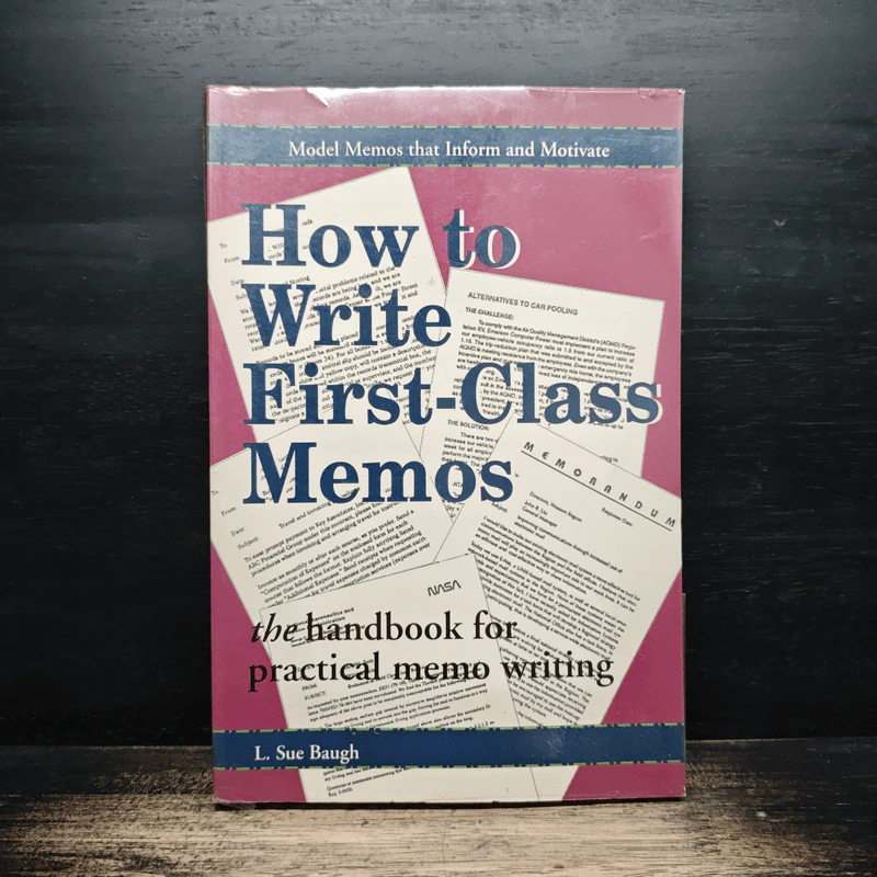How to Write First-Class Memos - L.Sue Baugh รูปที่ 1
