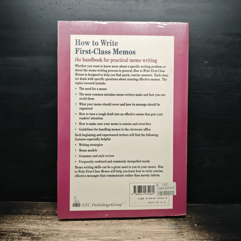 How to Write First-Class Memos - L.Sue Baugh รูปที่ 2