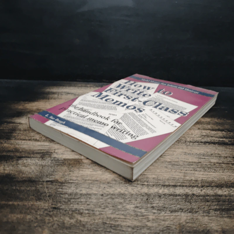 How to Write First-Class Memos - L.Sue Baugh รูปที่ 4