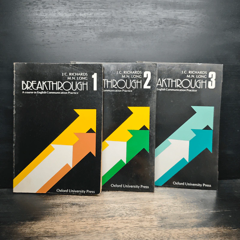 Breakthrough: A Course in English Communication Practice Vol.1-3 - J.C. Richards, M.N. Long รูปที่ 1