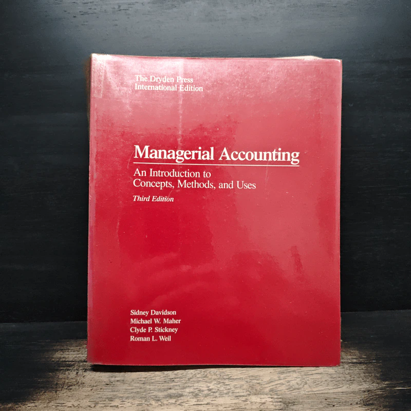 Managerial Accounting รูปที่ 1