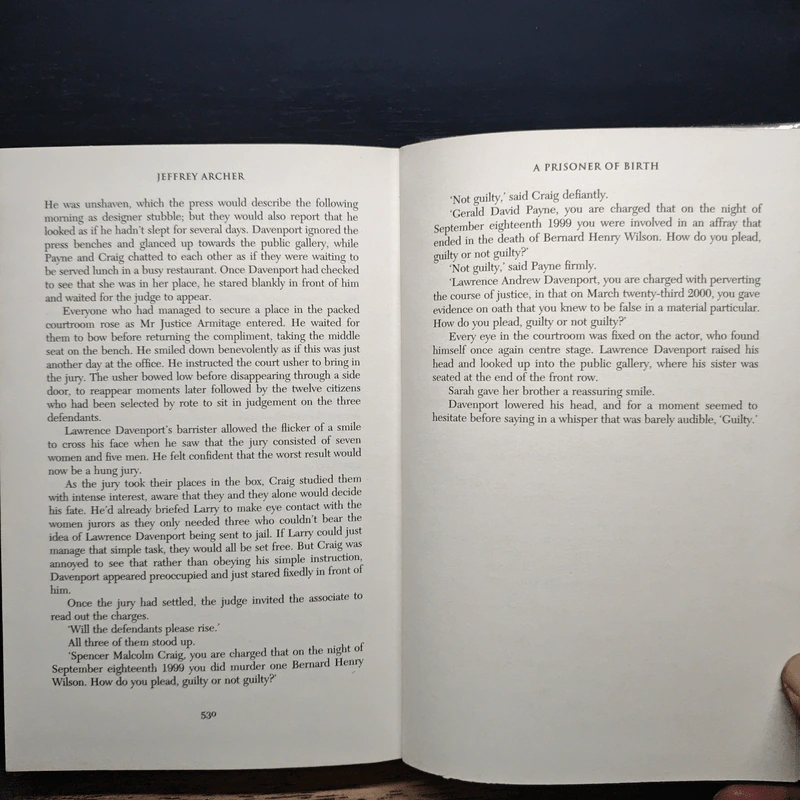 A Prisoner of Birth - Jeffrey Archer รูปที่ 9