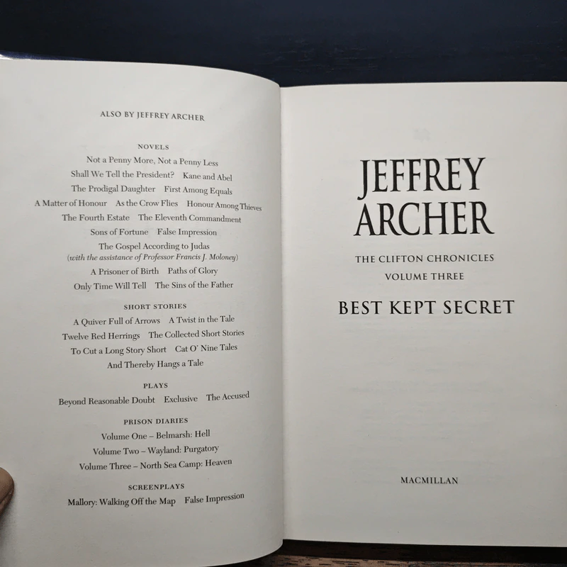 Best Kept Secret - Jeffrey Archer รูปที่ 6