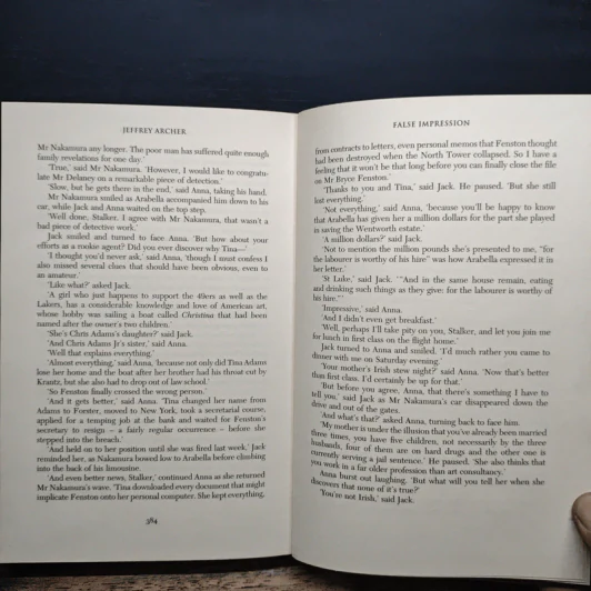 False Impression - Jeffrey Archer รูปที่ 8