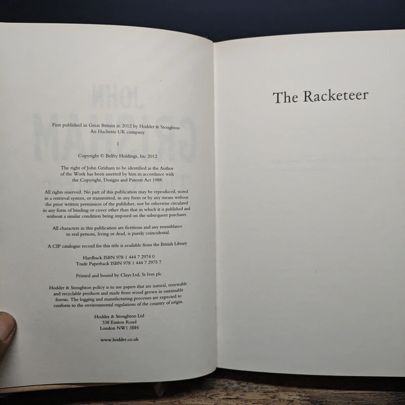 The Racketeer - John Grisham รูปที่ 6