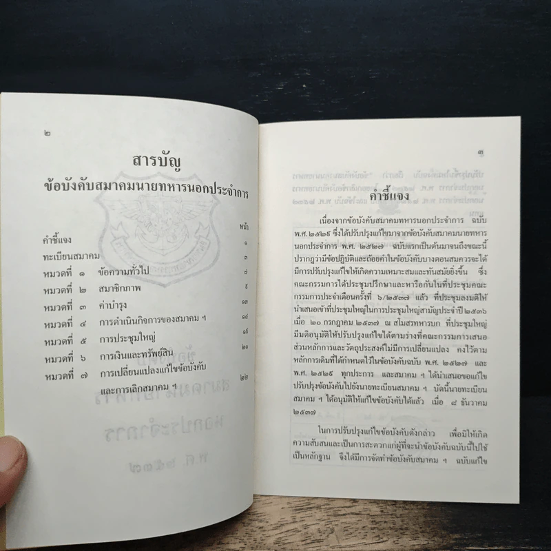 ข้อบังคับสมาคมนายทหารนอกประจำการ พ.ศ.2537 รูปที่ 6