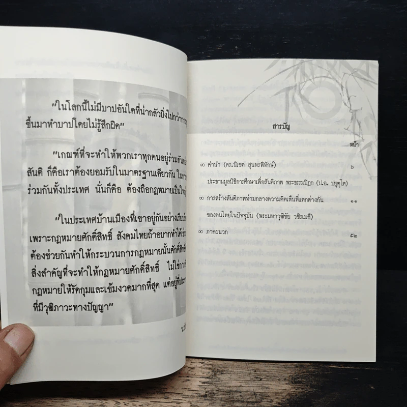 การสร้างสันติภาพ ท่ามกลางความคิดเห็นที่แตกต่างกันของคนไทยในปัจจุบัน - ว.วชิรเมธี รูปที่ 7