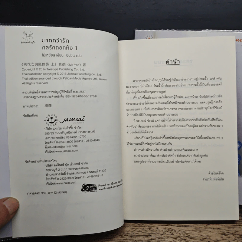 กลรักดอกท้อ 2 เล่มจบ - โม่เหยียน รูปที่ 6