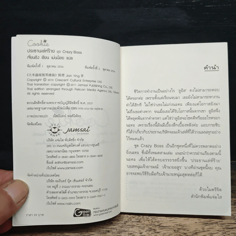 ประธานเล่ห์ร้าย ชุด Crazy Boss - เจี่ยนอิง, เม่นน้อย รูปที่ 6