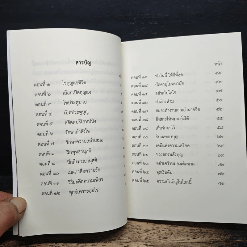 หนังสือธรรมะ กุญแจไขรหัสชีวิต - พระอาจารย์เอกลักษณ์ ปญญาคโม รูปที่ 7