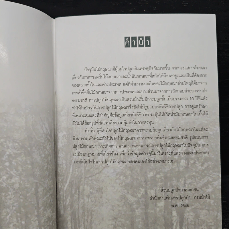 ไม้กฤษณา - ส่วนปลูกป่าภาคเอกชน สำนักส่งเสริมการปลูกป่า กรมป่าไม้ รูปที่ 6
