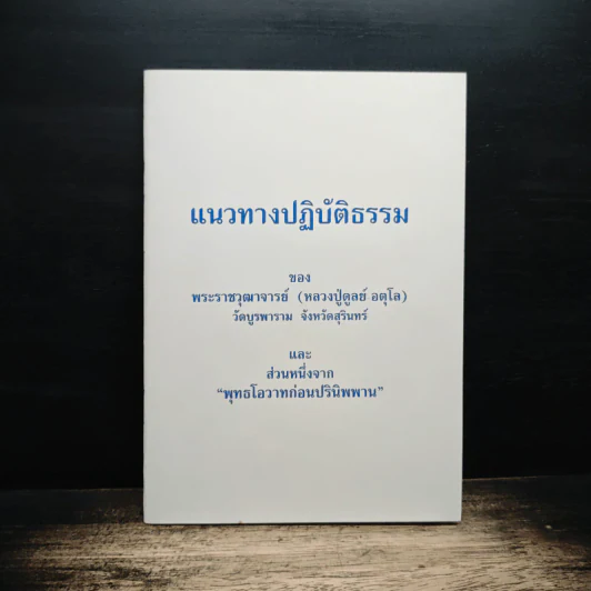 แนวทางปฏิบัติธรรม - พระราชวุฒาจารย์ (หลวงปู่ตูลย์ อตุโล) รูปที่ 1