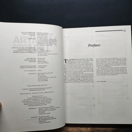 Information Malaysia 1995 Yearbook รูปที่ 6