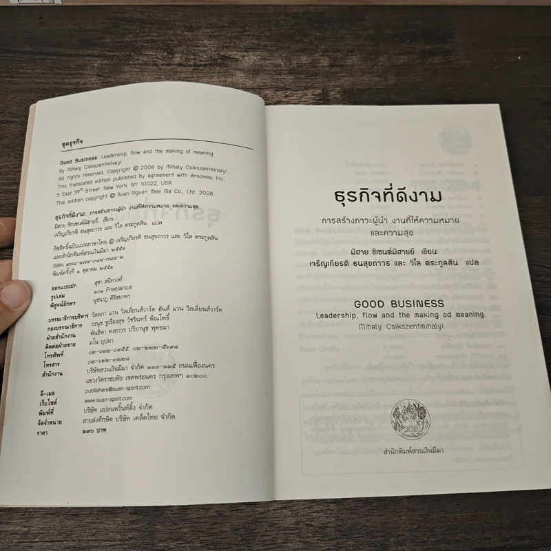ธุรกิจที่ดีงาม Good Business - มิฮาย ชิกเซนต์มิฮายยี รูปที่ 6