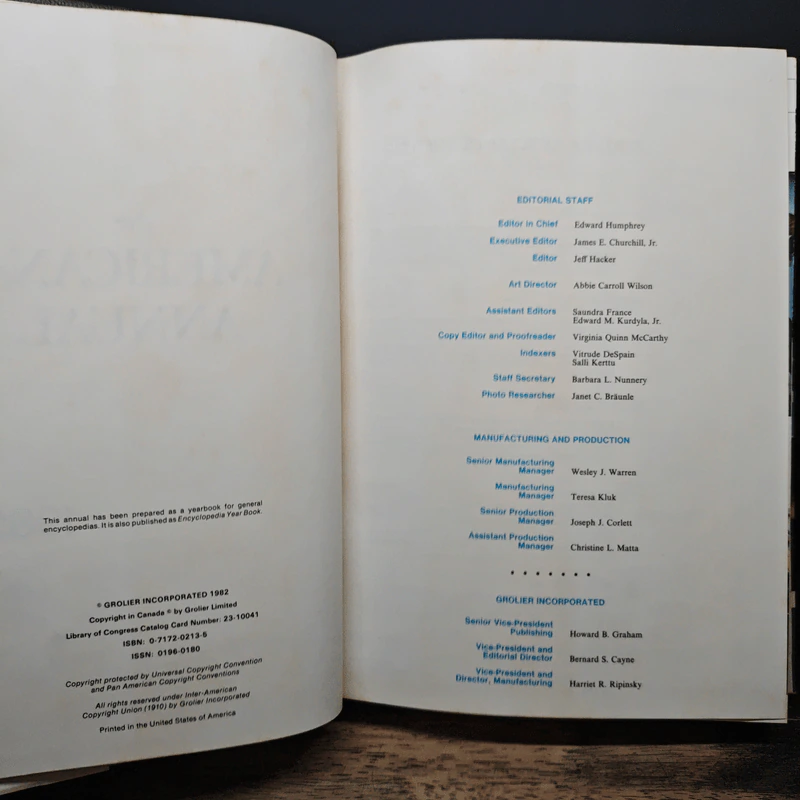 The Americana Annual 1982 รูปที่ 5