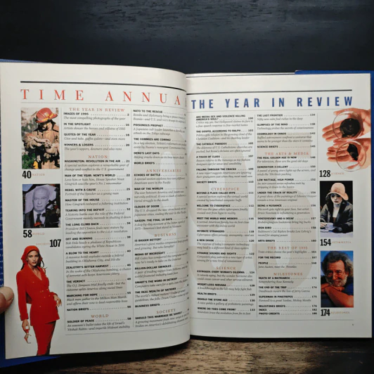 TIME ANNUAL 1995 The Year in Review รูปที่ 7
