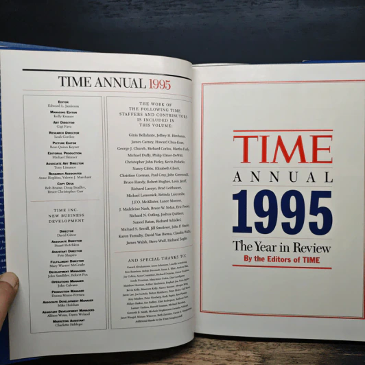 TIME ANNUAL 1995 The Year in Review รูปที่ 6