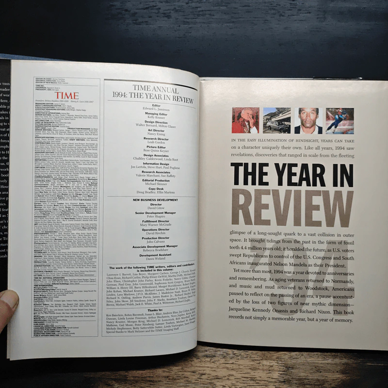 TIME ANNUAL 1994 The Year in Review รูปที่ 6