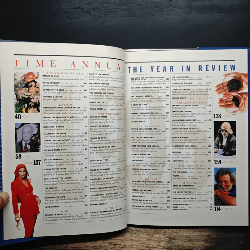 TIME ANNUAL 1995 The Year in Review รูปที่ 7