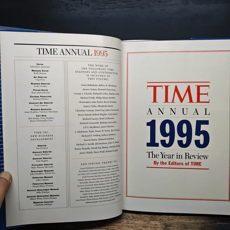 TIME ANNUAL 1995 The Year in Review รูปที่ 6